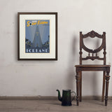 ...2026 Total Solar Eclipse: Reykjavik, Iceland - Art Print, 18x24 / Standard / Brown