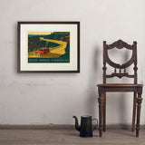 Blue Ridge Parkway - Art Print, 18x24 / Standard / Brown