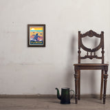 Florida: Sea Turtle Hatchling Habitats - Art Print, 8x10 / Simple / Brown