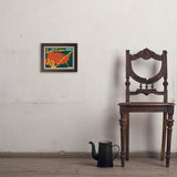 2024 Total Solar Eclipse Map - Art Print, 8x10 / Simple / Brown