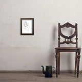 Fashion Sketch: Elegance - Art Print, 8x10 / Simple / Brown