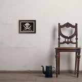 Pirate Flag - Art Print, 8x10 / Simple / Brown