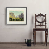 Yosemite National Park: Yosemite Valley (Horizontal) - Art Print, 18x24 / Standard / Gray