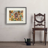 Coffee Collage (Horizontal) - Art Print, 18x24 / Standard / Gray