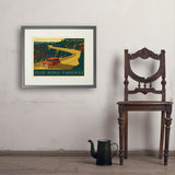 Blue Ridge Parkway - Art Print, 18x24 / Standard / Gray