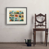 Canada: Picture Perfect Collage (Horizontal) - Art Print, 18x24 / Standard / Gray