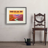 Moab, Utah: Canyon View - Art Print, 18x24 / Standard / Gray