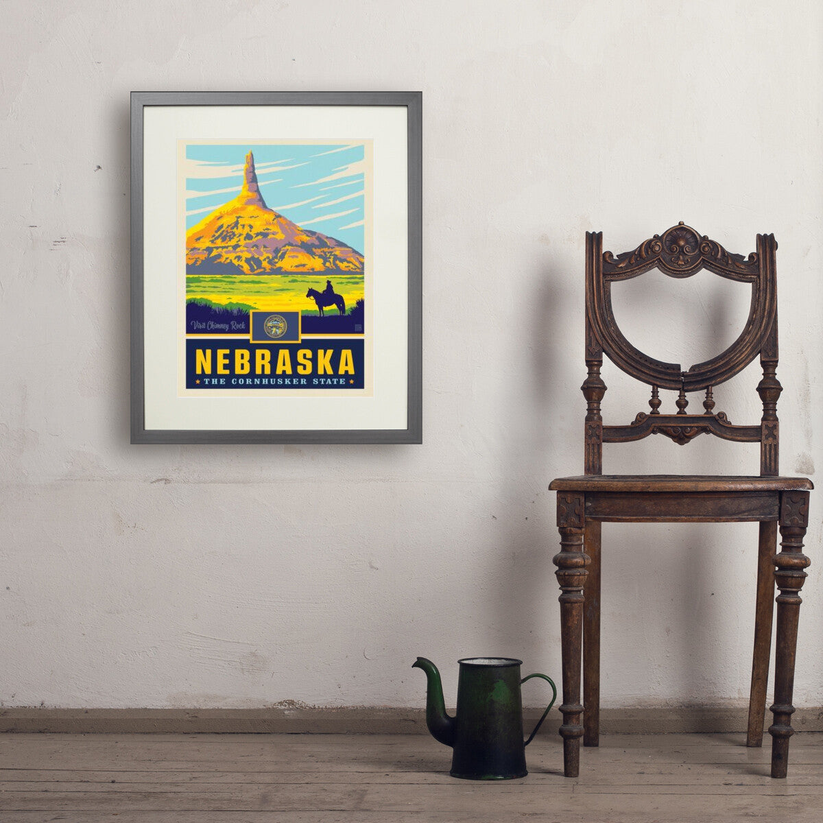 Nebraska State Pride | Art Print – Anderson Design Group