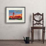 Portland, Oregon: Union Station - Art Print, 18x24 / Standard / Gray