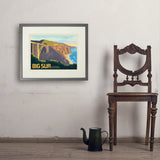 Big Sur, California: Bixby Bridge - Art Print, 18x24 / Standard / Gray