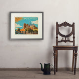 France: Paris, Notre Dame, Horizontal - Art Print, 18x24 / Standard / Gray