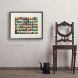 63 Image National Park Print (Horizontal) - Art Print, 18x24 / Standard / Gray