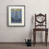 ...2026 Total Solar Eclipse: Reykjavik, Iceland - Art Print, 18x24 / Standard / Gray