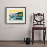Flathead Lake, Montana (Horizontal) - Art Print, 18x24 / Standard / Gray