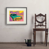 Memphis, TN: City Of Soul (Horizontal) - Art Print, 18x24 / Standard / Gray