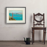 San Francisco: Golden Gate Bridge-Horizontal - Art Print, 18x24 / Standard / Gray