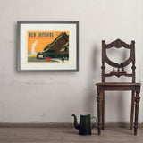 Yellowstone National Park: Old Faithful Inn - Art Print, 18x24 / Standard / Gray