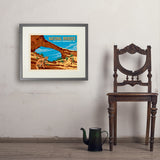 Natural Bridges National Monument, UT - Art Print, 18x24 / Standard / Gray
