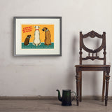 Middle Tennessee Boxer Rescue Fundraiser Print #4 (Nubs) - Art Print, 18x24 / Standard / Gray