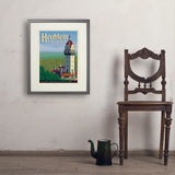 Heublein Tower - Art Print, 18x24 / Standard / Gray
