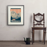 250th Anniversary USA: Mount Rushmore - Art Print, 18x24 / Standard / Gray
