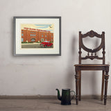 Old Glory: Distillery Building - Art Print, 18x24 / Standard / Gray