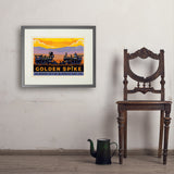 Golden Spike - Art Print, 18x24 / Standard / Gray