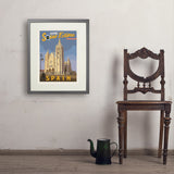 ...2026 Total Solar Eclipse: León, Spain - Art Print, 18x24 / Standard / Gray