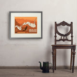 Map of Grand Canyon National Park - Art Print, 18x24 / Standard / Gray