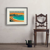 Monterey, California: Lovers Point Park - Art Print, 18x24 / Standard / Gray