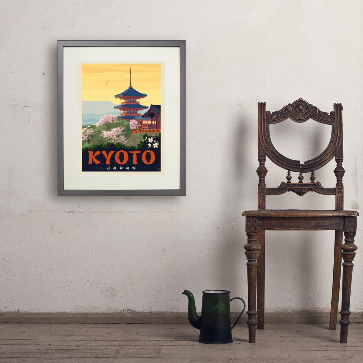 Japan: Kyoto — Vintage Travel Poster | Art Print – Anderson Design