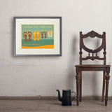 Flip Flops Hangin’ Out Together - Art Print, 18x24 / Standard / Gray
