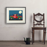 Nashville Or Bust - Art Print, 18x24 / Standard / Gray