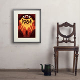 1984: George Orwell - Art Print, 18x24 / Standard / Gray
