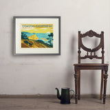 Coastal California: Horizontal Print - Art Print, 18x24 / Standard / Gray