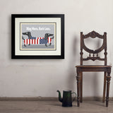 Wag More. Bark Less. - Art Print, 18x24 / Deluxe / Black