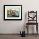 Big Sur, California: Bixby Bridge - Art Print, 18x24 / Deluxe / Black