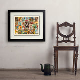 Coffee Collage (Horizontal) - Art Print, 18x24 / Deluxe / Black