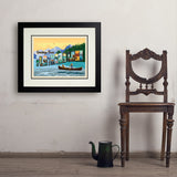 Flathead Lake, Montana (Horizontal) - Art Print, 18x24 / Deluxe / Black