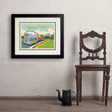 Detour: Hoppy Camper - Art Print, 18x24 / Deluxe / Black