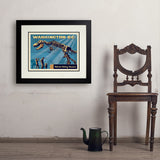 Washington, DC: Museum of Natural History - Art Print, 18x24 / Deluxe / Black