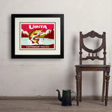 Cutthroat Trout (Pub Poster) - Art Print, 18x24 / Deluxe / Black
