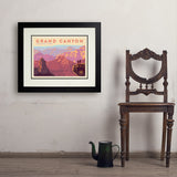Grand Canyon National Park: 100th Anniversary (Horizontal) - Art Print, 18x24 / Deluxe / Black