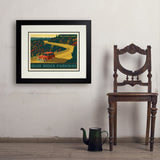 Blue Ridge Parkway - Art Print, 18x24 / Deluxe / Black