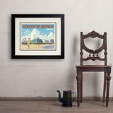 Daytona Beach, Florida - Art Print, 18x24 / Deluxe / Black