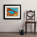 Natural Bridges National Monument, UT - Art Print, 18x24 / Deluxe / Black