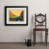 Zion National Park: 100th Anniversary (Horizontal) - Art Print, 18x24 / Deluxe / Black