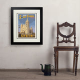 ...2026 Total Solar Eclipse: León, Spain - Art Print, 18x24 / Deluxe / Black