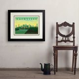 Nashville Skyline: Horizontal - Art Print, 18x24 / Deluxe / Black