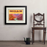Moab, Utah: Canyon View - Art Print, 18x24 / Deluxe / Black